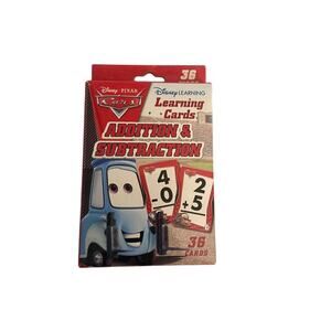 Disney Pixar Cars Learning Cards Addition & Subtraction 36 Cards